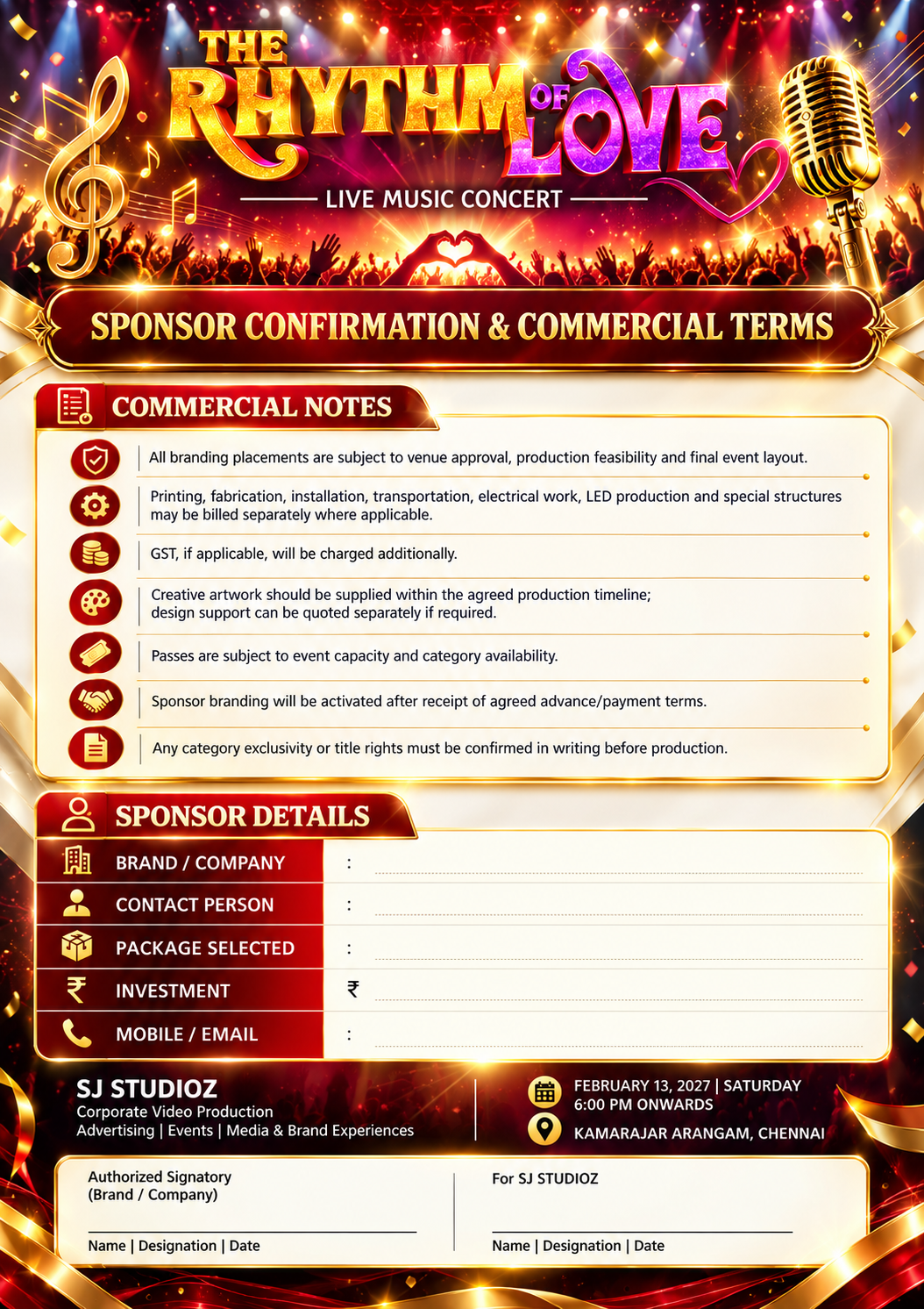 Diamond Sponsorship Preview
